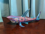 Shark Alebrije Figurine, Handmade Home Decor, Oaxaca Mexico FolkArt, Original Wood Sculpture, Carved Animal, Unique Gift