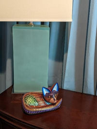 Fox Alebrije Figurine, Handmade Home Decor, Folk Art from Oaxaca Mexico, Original Wood Sculpture, Carved Animals, Unique Fox Statue