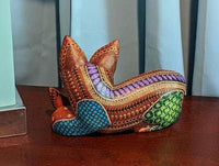 Fox Alebrije Figurine, Handmade Home Decor, Folk Art from Oaxaca Mexico, Original Wood Sculpture, Carved Animals, Unique Fox Statue