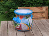 Colorful 10.5" Round Planter, Talavera Ceramic Flower Pot, Handmade Pottery, Outdoor Garden Decor, Indoor Home Decor, Unique Gift