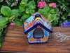 Ceramic Bird Feeder, Talavera Pottery, Decorative Outdoor Hanging Feeder Station, Handmade Mexican Pottery, Attract Wild Birds