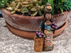 Woman Vendor, Home Decor Mexican Folk Art, Handmade Woman Figurine Statue, Clay Pottery Original Art from Oaxaca, Mexico