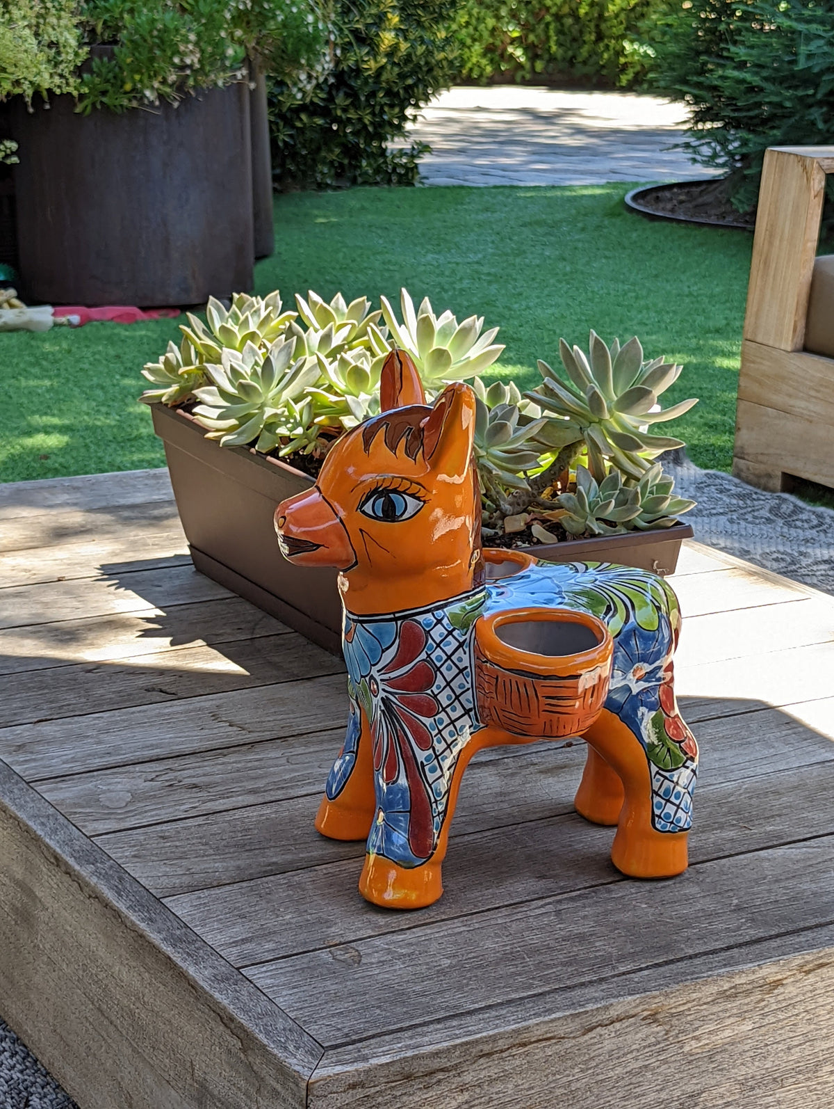 donkey plant pot Cute Donkey Planter, Talavera Pottery, Planter Pot Decoration for Indo – LUV2BRD