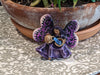 Angel Christmas Ornament, Handmade Butterfly Wall Decor from Oaxaca, Whimsical Mexican Art, Angel Wings Wall Decor, Purple Butterfly Decor