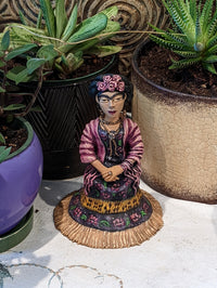 Oaxacan Woman, Oaxaca Folk Art, Woman figurine, Woman folk art, Handmade in Oaxaca Mexico,