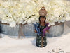 Oaxacan Woman Vendor, Mexican Folk Art from Oaxaca, Clay Figurine, Handmade by Juan Jose Aguilar, Collectible Women Statuette