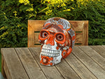 Colorful Skull Decor, Talavera Pottery, Ceramic Skull Art, Decorative Skull Head, Day of the Dead, Largest Size, Halloween Party Decoration