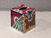 Tissue Holder, Blue & White Tissue Cover, Square Tissue Box Holder, Ceramic Talavera Pottery, Handmade in Mexico, 6" Tall