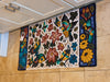 Mayan Art Home Decor, Unique Decorative Area Rug, Vibrant Wall Decor Tapestry, Handmade of Recycled Textiles by Maya Women in Guatemala