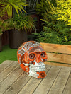 Colorful Skull Decor, Talavera Pottery, Ceramic Skull Art, Decorative Skull Head, Day of the Dead, Largest Size, Halloween Party Decoration