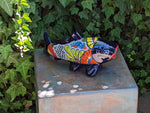 Ceramic Fish, Talavera Pottery, Handmade in Mexico, Fish Home Decor, Garden or Porch Decor, Yard Art, Unique Gift for Fish Lovers