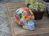 Colorful Skull Decor, Talavera Pottery, Ceramic Skull Art, Decorative Skull Head, Day of the Dead, Largest Size, Halloween Party Decoration