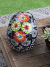 Colorful Skull Decor, Talavera Pottery, Ceramic Skull Art, Decorative Skull Head, Day of the Dead, Largest Size, Halloween Party Decoration