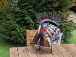 Thanksgiving Turkey Garden Art, Outdoor Decoration, Metal Turkey Thanksgiving Decor for Home or Yard or Table, Fall Decor, Happy Turkey Day