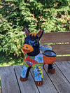 Cute Donkey Planter, Talavera Pottery, Planter Pot Decoration for Indoor Outdoor Home Decor, Handmade Mexican Burro Flower Pot