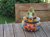 Pumpkin Halloween Talavera Pottery, Decorative Pumpkin, Handmade Mexican Talavera Art, Fall Garden Decor, Talavera Halloween Decor, Small