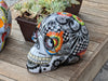 Colorful Skull Decor, Talavera Pottery, Ceramic Skull Art, Decorative Skull Head, Day of the Dead, Largest Size, Halloween Party Decoration