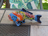 Ceramic Koi Fish, Talavera Pottery, Handmade in Mexico, Fish Figurine Home Decor, Garden or Porch Decor, Fish Yard Art, Gift for Fish Lovers