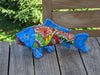 Ceramic Koi Fish, Talavera Pottery, Handmade in Mexico, Fish Figurine Home Decor, Garden or Porch Decor, Yard Art, Gift for Fish Lovers