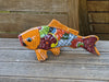 Ceramic Koi Fish, Talavera Pottery, Handmade in Mexico, Fish Figurine Home Decor, Garden or Porch Decor, Yard Art, Gift for Fish Lovers