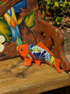 Ceramic Koi Fish, Talavera Pottery, Handmade in Mexico, Fish Figurine Home Decor, Garden or Porch Decor, Fish Yard Art, Gift for Fish Lovers