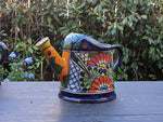 Ceramic Watering Can, Talavera Pottery, Handmade Large Watering Can, Colorful Watering Pot, Ceramic Watering Pot Home Decor, Made In Mexico