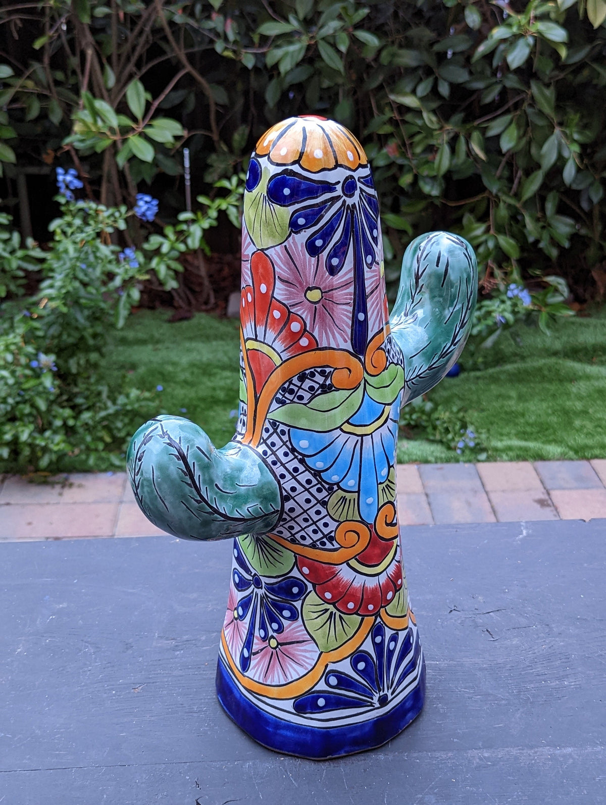 Saguaro Cactus Decor, Mexican Talavera Pottery, Cactus Room Decor - Bedroom, Bathroom, Cactus Decorations, Unique Gift