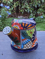 Ceramic Watering Can, Talavera Pottery, Handmade Large Watering Can, Colorful Watering Pot, Ceramic Watering Pot Home Decor, Made In Mexico