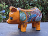 Ceramic Pig Figurine, Cute Flower Pot, Pig Yard Art, Talavera Pottery, Pig Lover Gifts, Ceramic Flower Pot, Handmade in Mexico