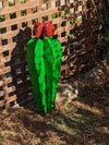 Cactus Garden Decor, Cactus Decorations for Yard or Home, Hand Painted Lifelike Metal Cactus, Mexican Yard Art, 17&quot; High