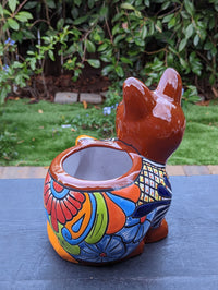 Cute Cat Flower Pot, Talavera Planter, Cat Decor, Flower Pots Indoor, Cat Decorations, Talavera Pottery, Handmade, Cute Cat Gifts