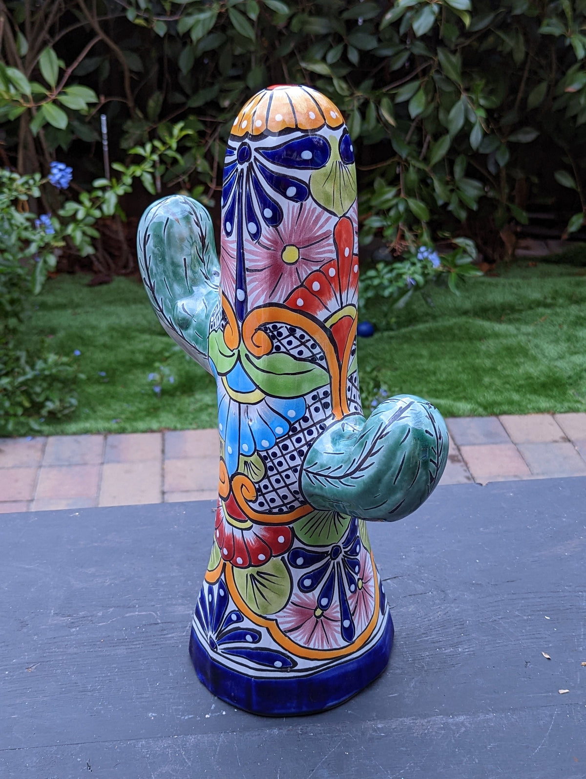 Saguaro Cactus Decor, Mexican Talavera Pottery, Cactus Room Decor - Bedroom, Bathroom, Cactus Decorations, Unique Gift