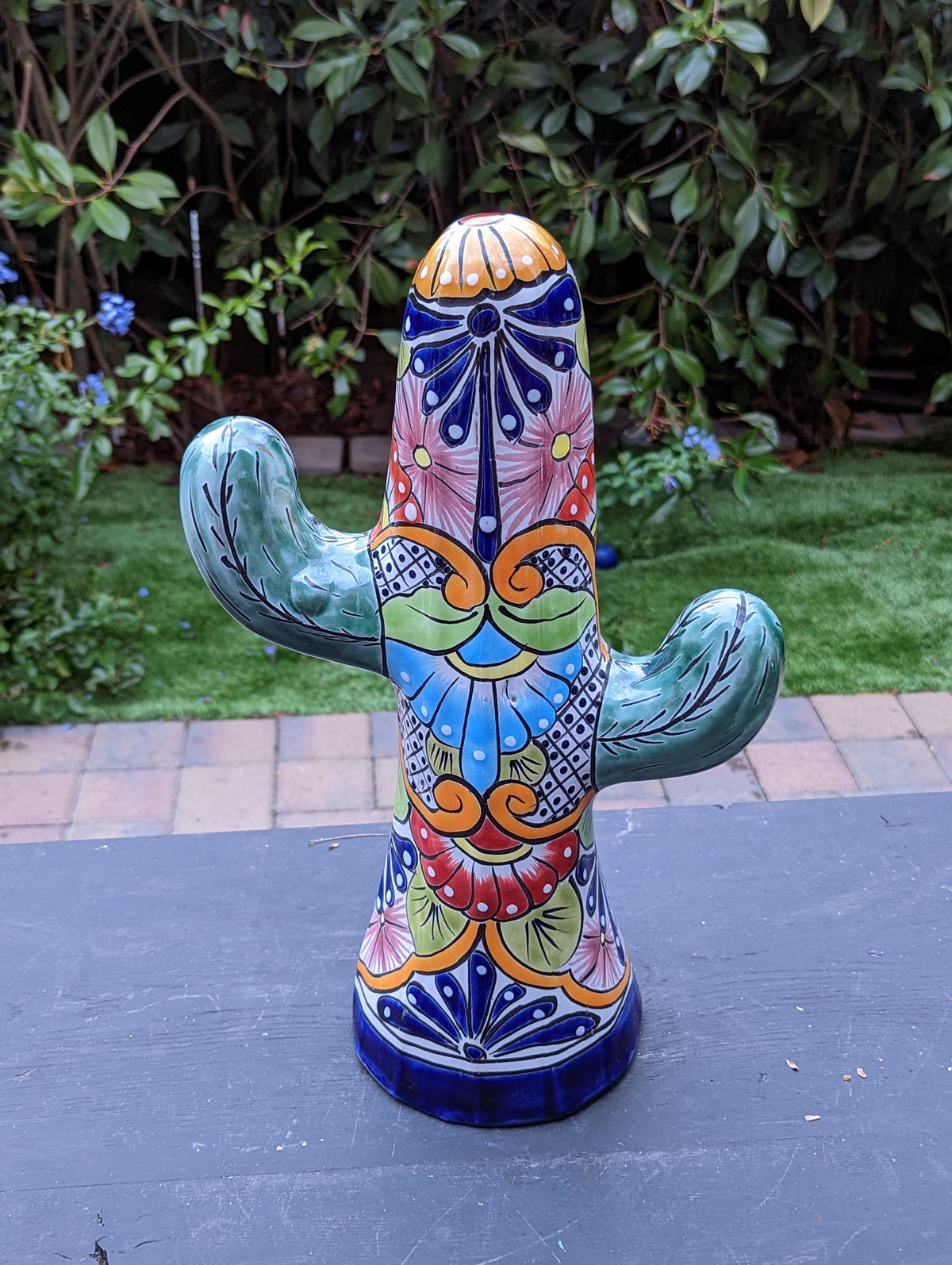 Saguaro Cactus Decor, Mexican Talavera Pottery, Cactus Room Decor - Bedroom, Bathroom, Cactus Decorations, Unique Gift