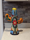 Saguaro Cactus Decor, Mexican Talavera Pottery, Cactus Room Decor - Bedroom, Bathroom, Cactus Decorations, Unique Gift