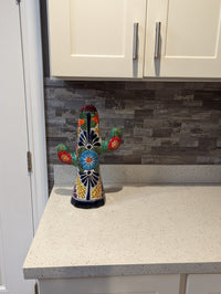 Saguaro Cactus Decor, Mexican Talavera Pottery, Cactus Room Decor - Bedroom, Bathroom, Cactus Decorations, Unique Gift