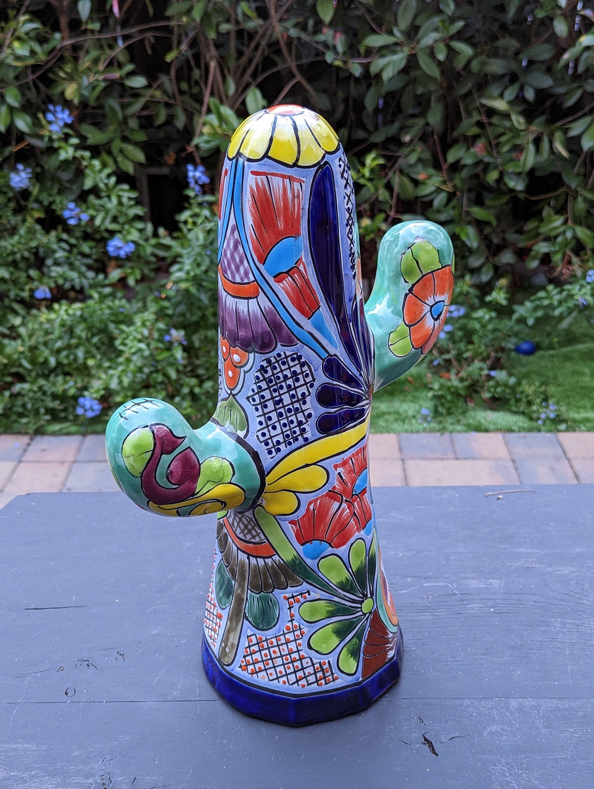 Saguaro Cactus Decor, Mexican Talavera Pottery, Cactus Room Decor - Bedroom, Bathroom, Cactus Decorations, Unique Gift