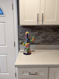 Saguaro Cactus Decor, Mexican Talavera Pottery, Cactus Room Decor - Bedroom, Bathroom, Cactus Decorations, Unique Gift