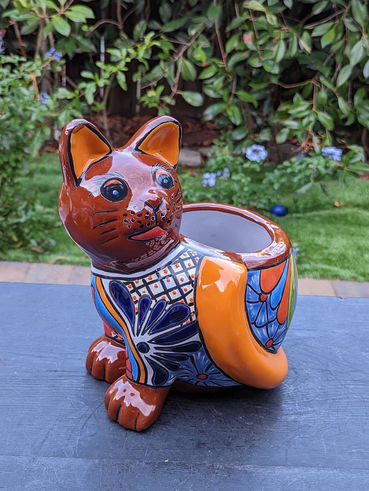 Cute Cat Flower Pot, Talavera Planter, Cat Decor, Flower Pots Indoor, Cat Decorations, Talavera Pottery, Handmade, Cute Cat Gifts