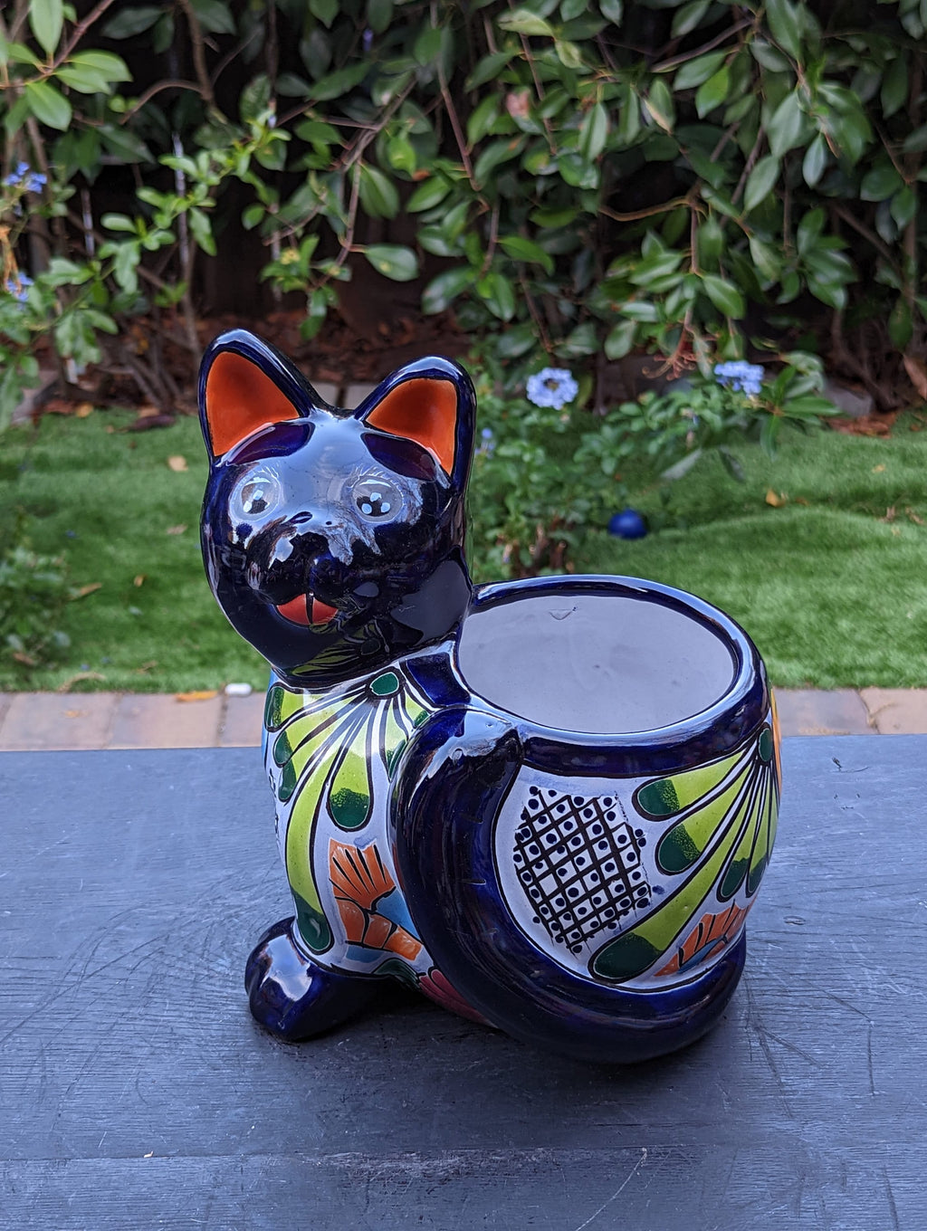 Cute Cat Flower Pot, Talavera Planter, Cat Decor, Flower Pots Indoor, Cat Decorations, Talavera Pottery, Handmade, Cute Cat Gifts