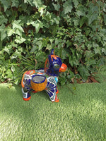 Talavera Donkey Planter is Mexican Pottery, Ceramic Planter Pot for Indoor Home Decor or Outdoor Garden Decor, Hand Painted Burro Flower Pot