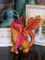 Eagle Alebrije Art, Mexican Wood Carving Home Decor, Handmade Animal Sculpture & Mexican Folk Art Fusion, Eagle Sculpture Art