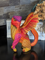 Eagle Alebrije Art, Mexican Wood Carving Home Decor, Handmade Animal Sculpture & Mexican Folk Art Fusion, Eagle Sculpture Art