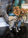 Wolf Alebrije Art, Mexican Wood Carving Home Decor, Handmade Animal Sculpture & Mexican Folk Art, Gray Wolf Figurine and Wolf Sculpture Art