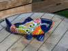 Ceramic Fish, Talavera Pottery, Handmade in Mexico, Fish Home Decor, Garden or Porch Decor, Yard Art, Unique Gift for Fish Lovers