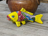 Ceramic Fish, Talavera Pottery, Handmade in Mexico, Fish Home Decor, Garden or Porch Decor, Yard Art, Unique Gift for Fish Lovers