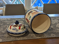 Ceramic Canister Set for Kitchen, 3 Storage Jars for Coffee or Dry Food, Colorful Kitchen Decor, Talavera Pottery