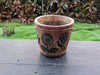 Clay Flower Pot, Mexican Pottery, Indoor Outdoor Home Decor, Small Planter, Garden Decor