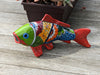 Ceramic Fish, Talavera Pottery, Handmade in Mexico, Fish Home Decor, Garden or Porch Decor, Yard Art, Unique Gift for Fish Lovers