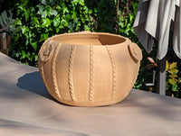 Ceramic Planter, Cactus Flower Pot, Handmade Mexican Pottery from Santa Maria Atzompa, Mexico, Home Decor, Indoor, Outdoor Decor, Plant Pot