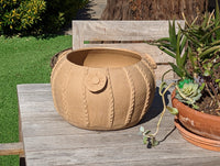 Ceramic Planter, Cactus Flower Pot, Handmade Mexican Pottery from Santa Maria Atzompa, Mexico, Home Decor, Indoor, Outdoor Decor, Plant Pot